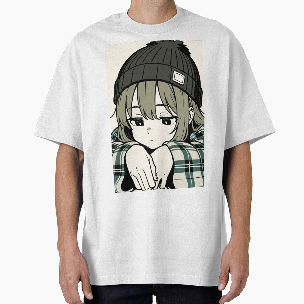 Fashion - outfit man plaid shirt by AnimeShin Unisex , , , Long Sleeve Tee