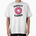 Donut Lord Funny Donut Lover T-Shirt - Pink Sprinkles Doughnut Graphic Tee by Rockwelder