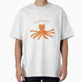 Octopuss Cat Sticker – Cute Octopus Cat Pun Illustration by PixelPopsShop