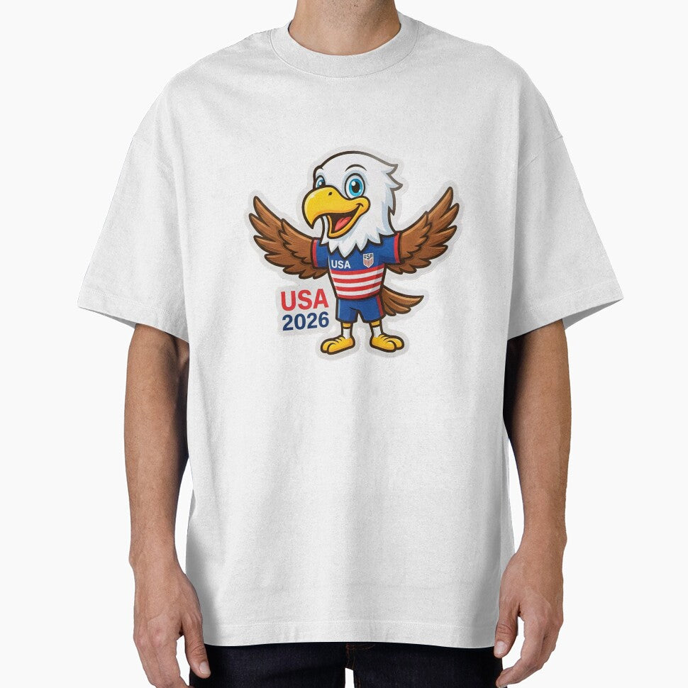 USA 2026 Soccer Eagle Mascot Cute American Football Kit by XM STOREZ