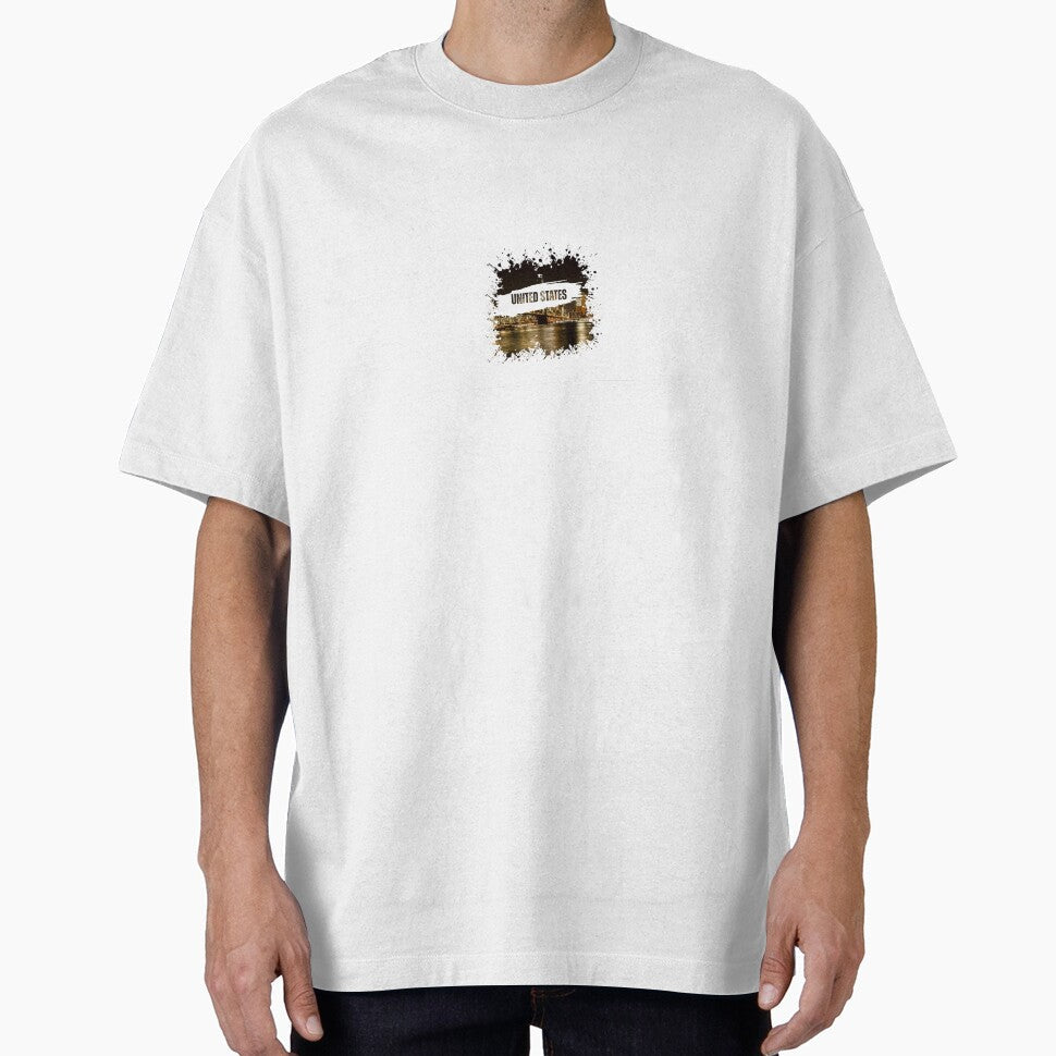 UNITED STATES OF AMERICA by AFIZASHK Unisex , , , Long Sleeve Tee