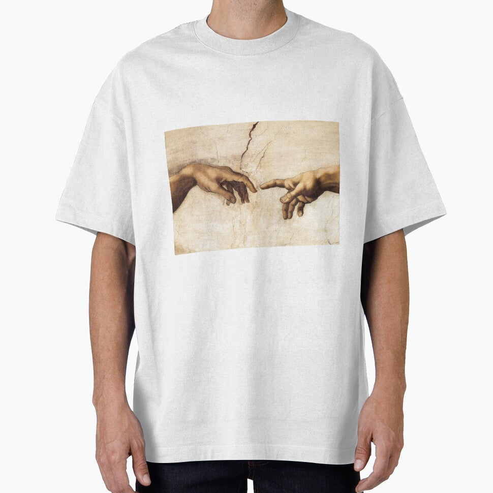 Michelangelo Buonarroti  Hand of God The Creation of Adam by bufumofo