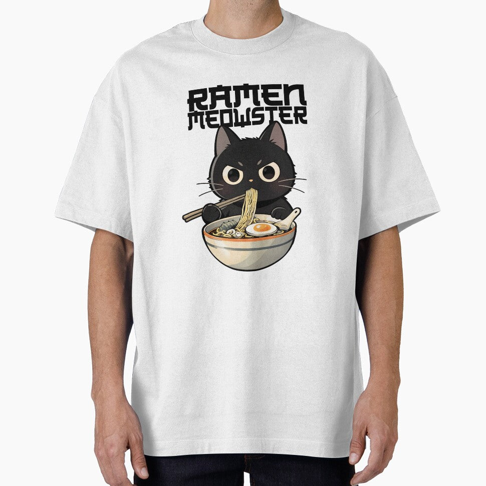Ramen Cat Noodle Lover Cute Illustration by ArtsB