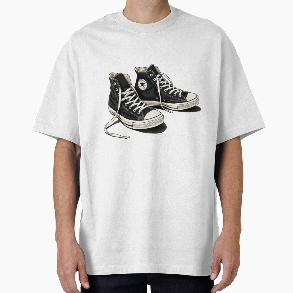 Converse sneakers by Petersnook Unisex , , , Long Sleeve Tee