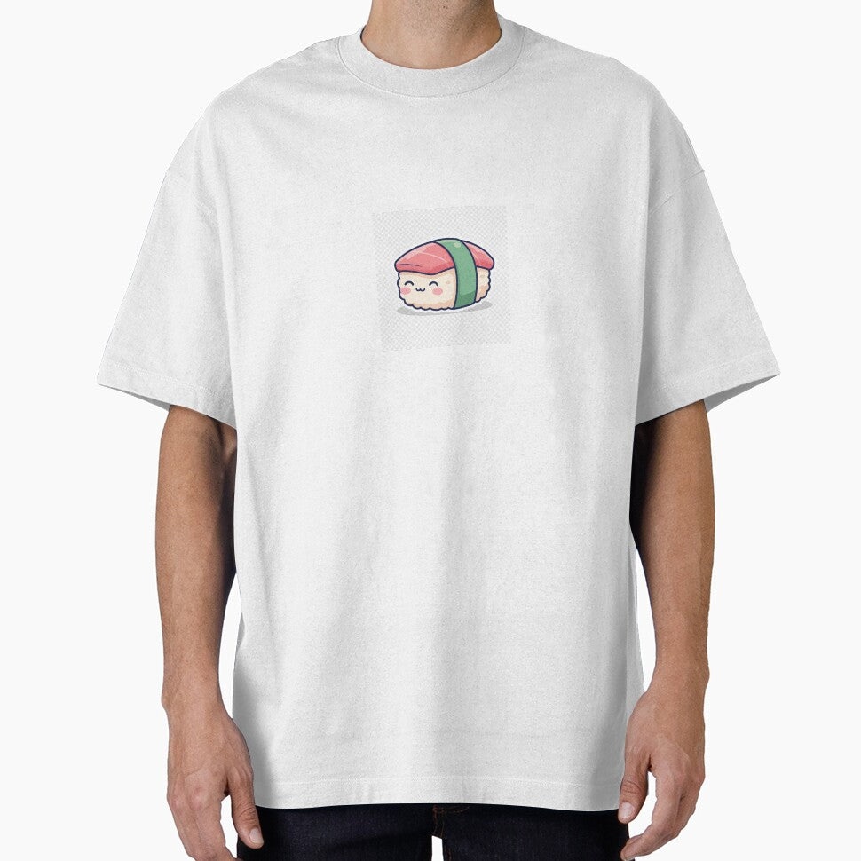 Kawaii Sushi Cute Sticker – Minimalist Japanese Food Cartoon, Pastel Aesthetic by mayatA-rt
