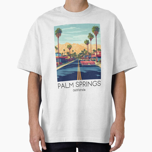 A Vintage Travel Illustration of Palm Springs - California - United States by GoodOldVintage