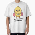 Funny Gym Motivation Tee | Don't Be A Chicken Workout Shirt | Unisex Fitness Apparel by Henrysink