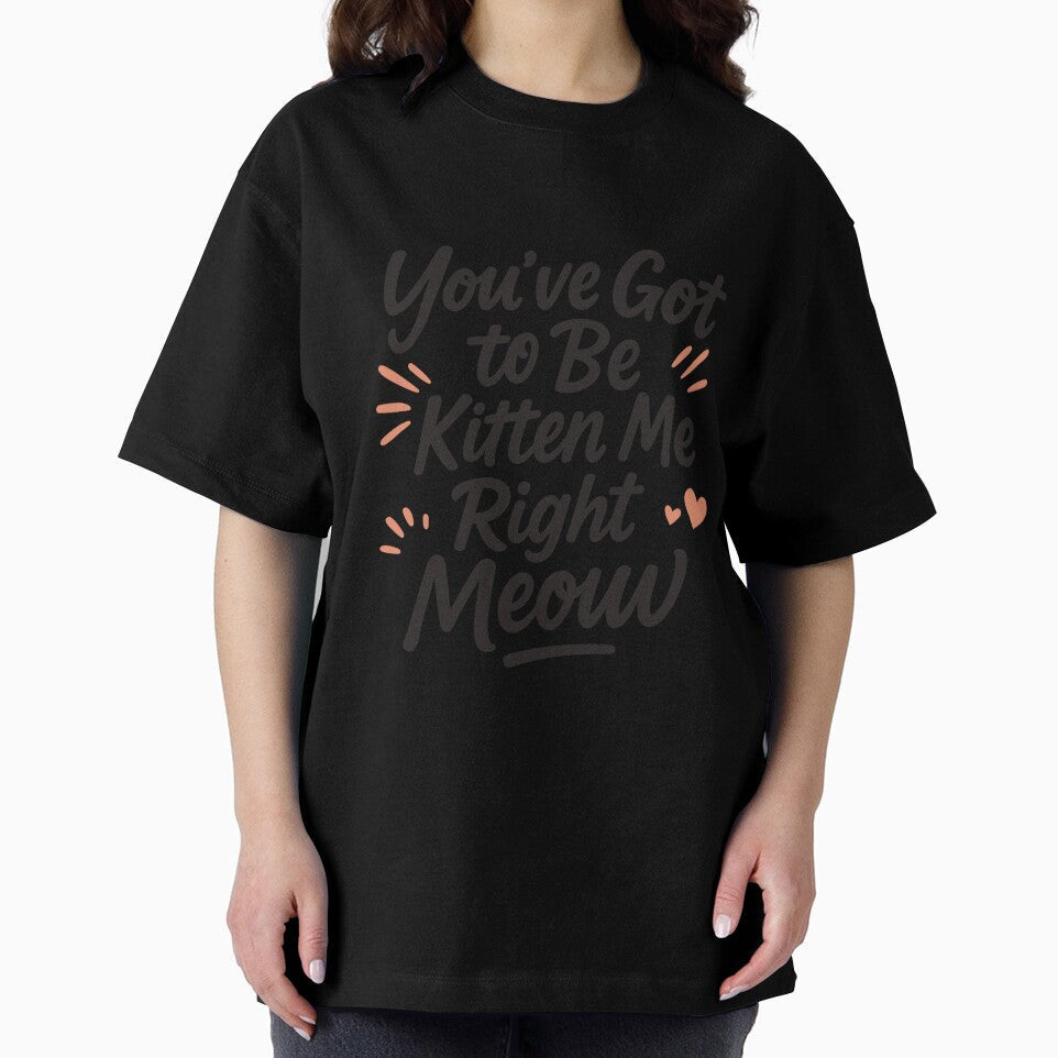 Kitten Me Right Meow Burst Silhouette – Bold Graphic Cat by WhiskerlyGfx Unisex , , , Long Sleeve Tee