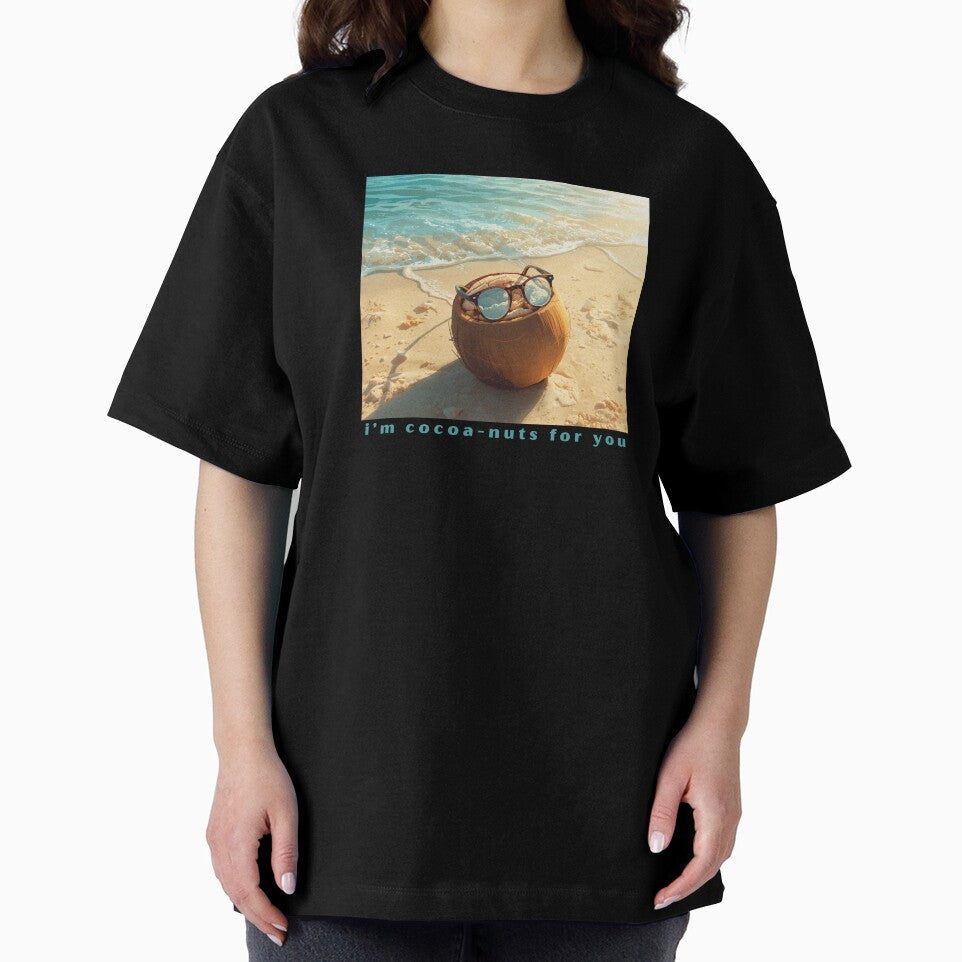 I’m Cocoa-nuts For You - Cute Pun | TeeHee Puns Funny Design by TeeHee Puns Unisex , , , Long Sleeve Tee