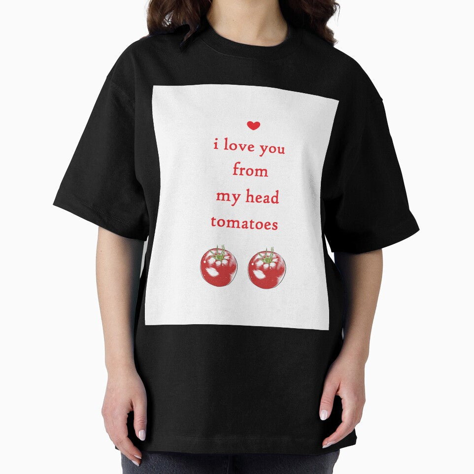 FROM MY HEAD TOMATOES pun valentine by cityette Unisex , , , Long Sleeve Tee