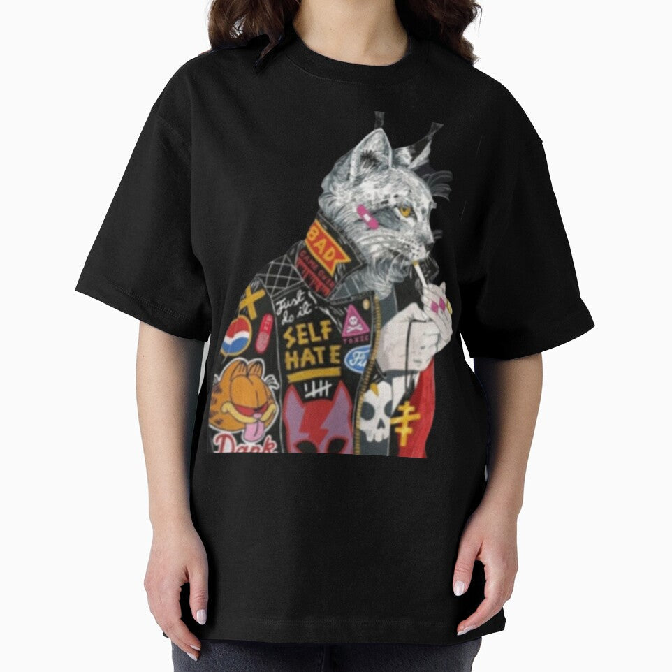 Bad Cat by storeInsight Unisex , , , Long Sleeve Tee