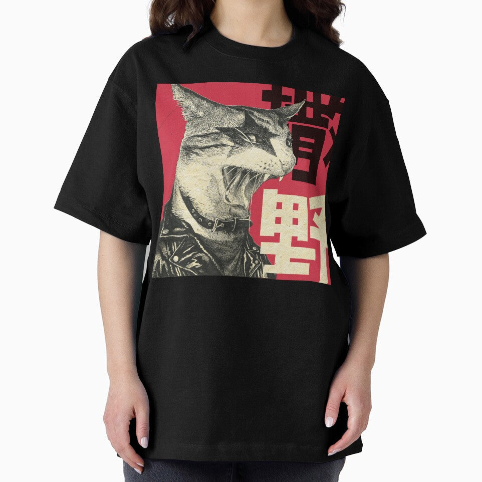 cat rocks! by Lexthellamasart Unisex , , , Long Sleeve Tee