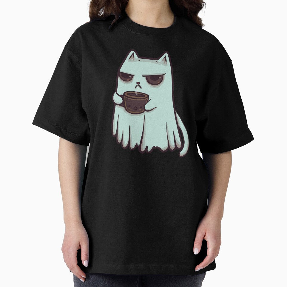 Not A Morning Ghost by KilkennyCat Art Unisex , , , Long Sleeve Tee