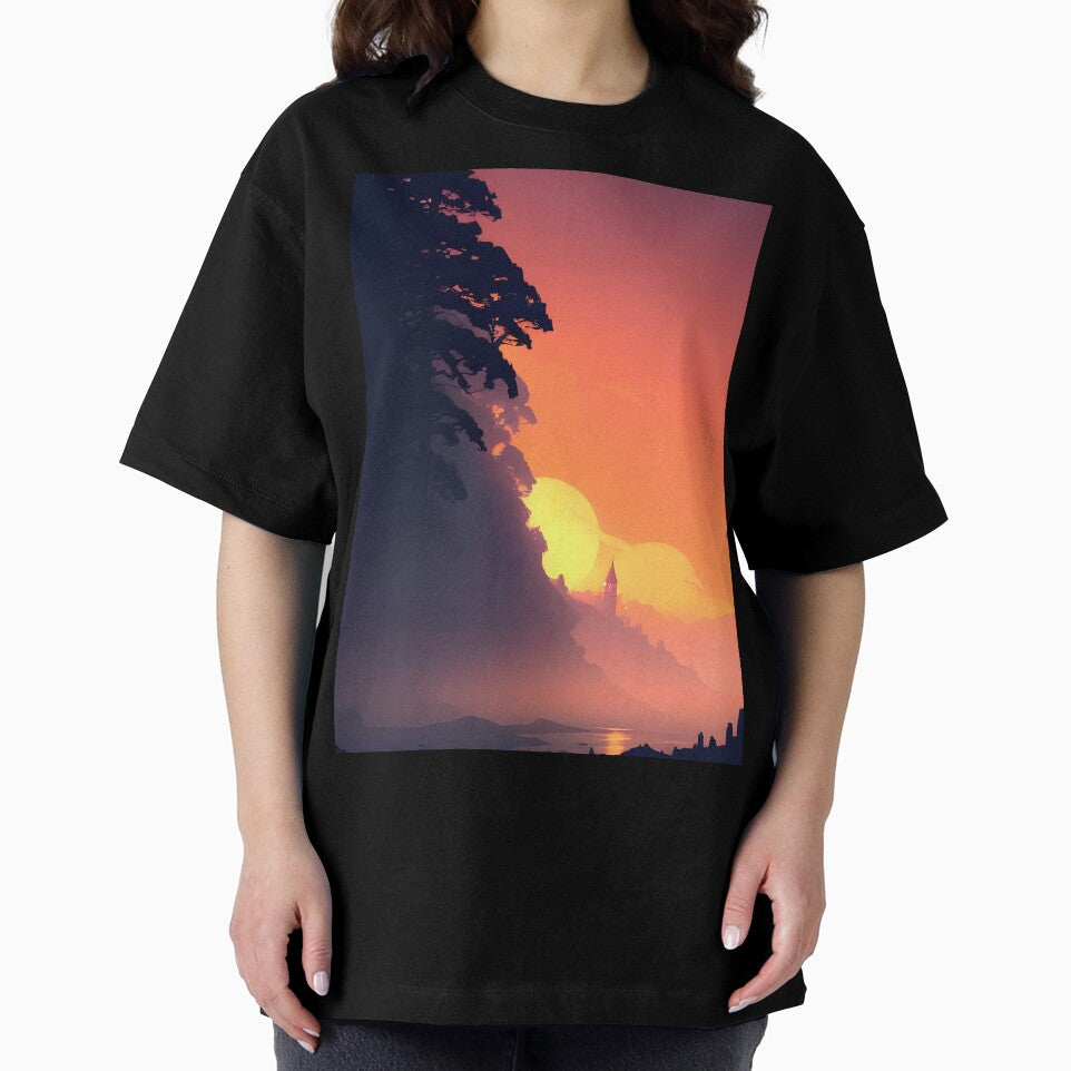 Enhance Your Home with Our Beautiful Collection of Minimalist Landscape River View Prints by supeart