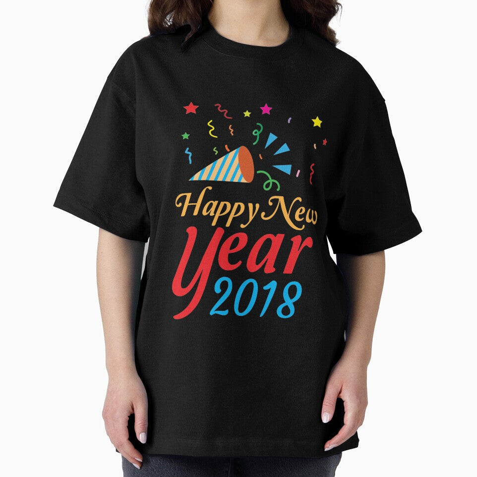 Happy New Year 2018 for Men and Women by AllStarMerch Unisex , , , Long Sleeve Tee