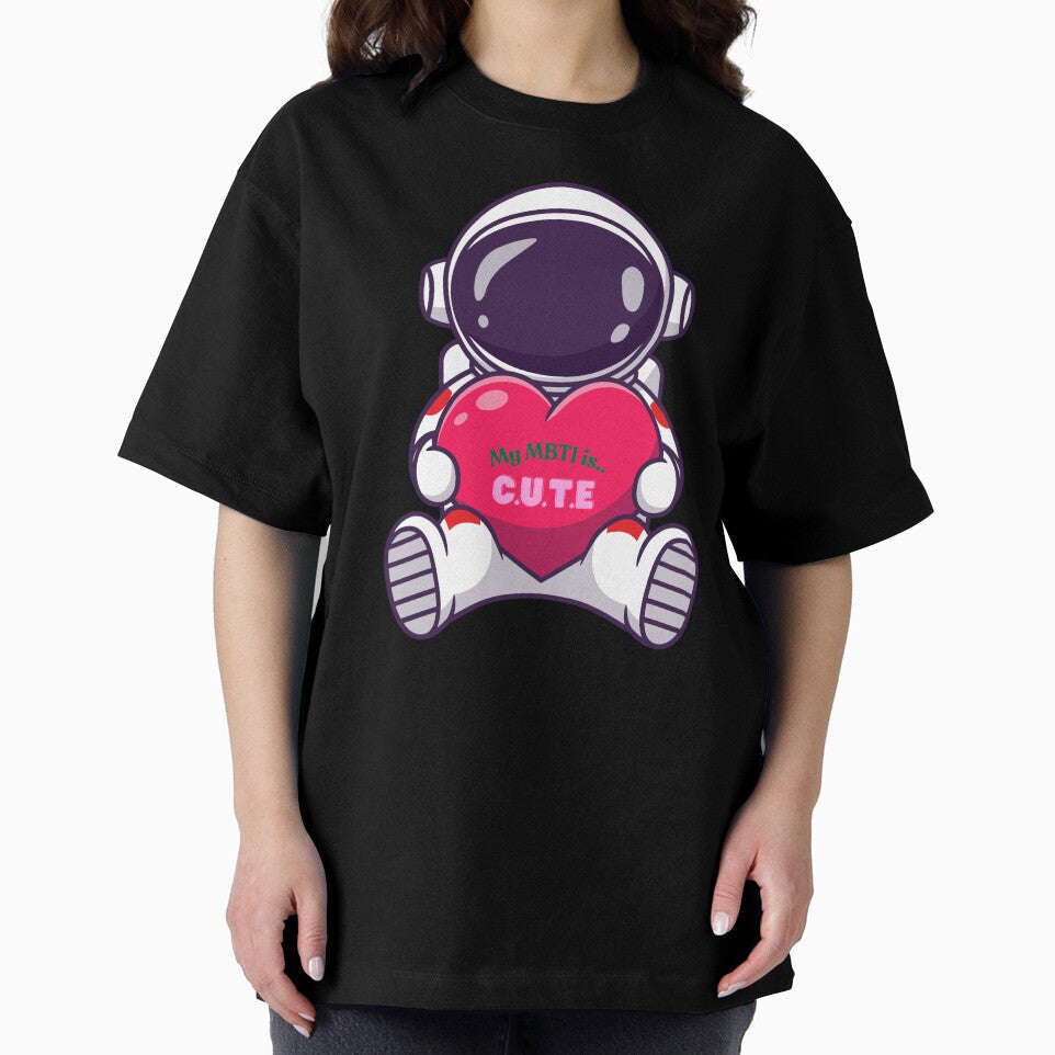 My MBTI is C.U.T.E by KapowStickers Unisex , , , Long Sleeve Tee