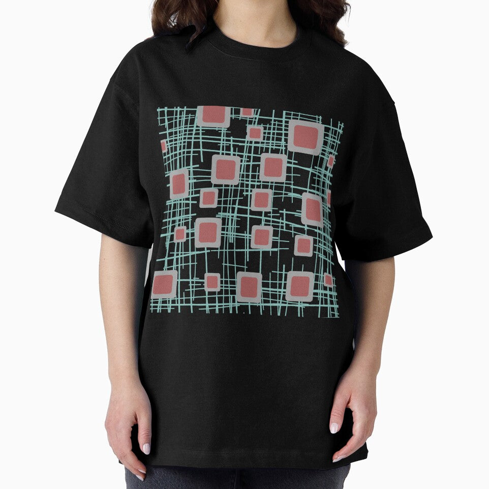 Lines Vintage Mid Century Rectangles Stripes pattern by Move-Art