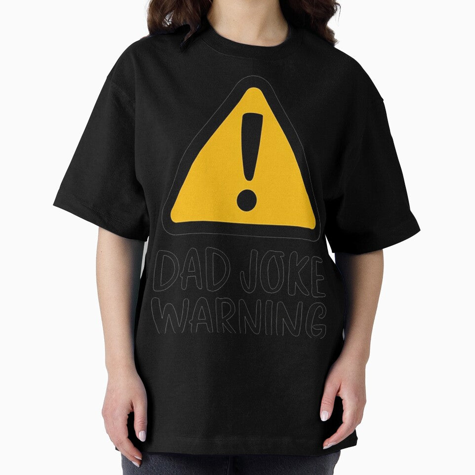 DAD JOKE WARNING by likbatonboot Unisex , , , Long Sleeve Tee