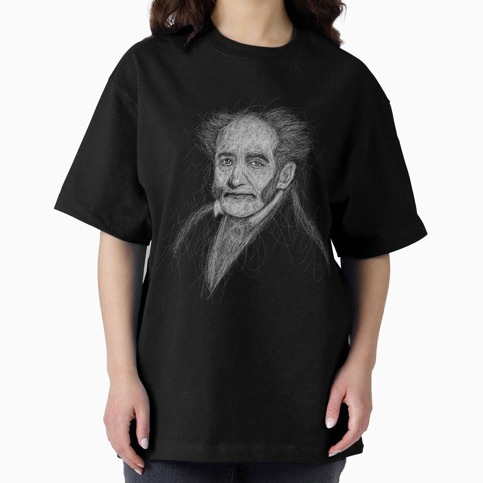 Philosopher Portrait in Scribble Art Style by Bartcorner