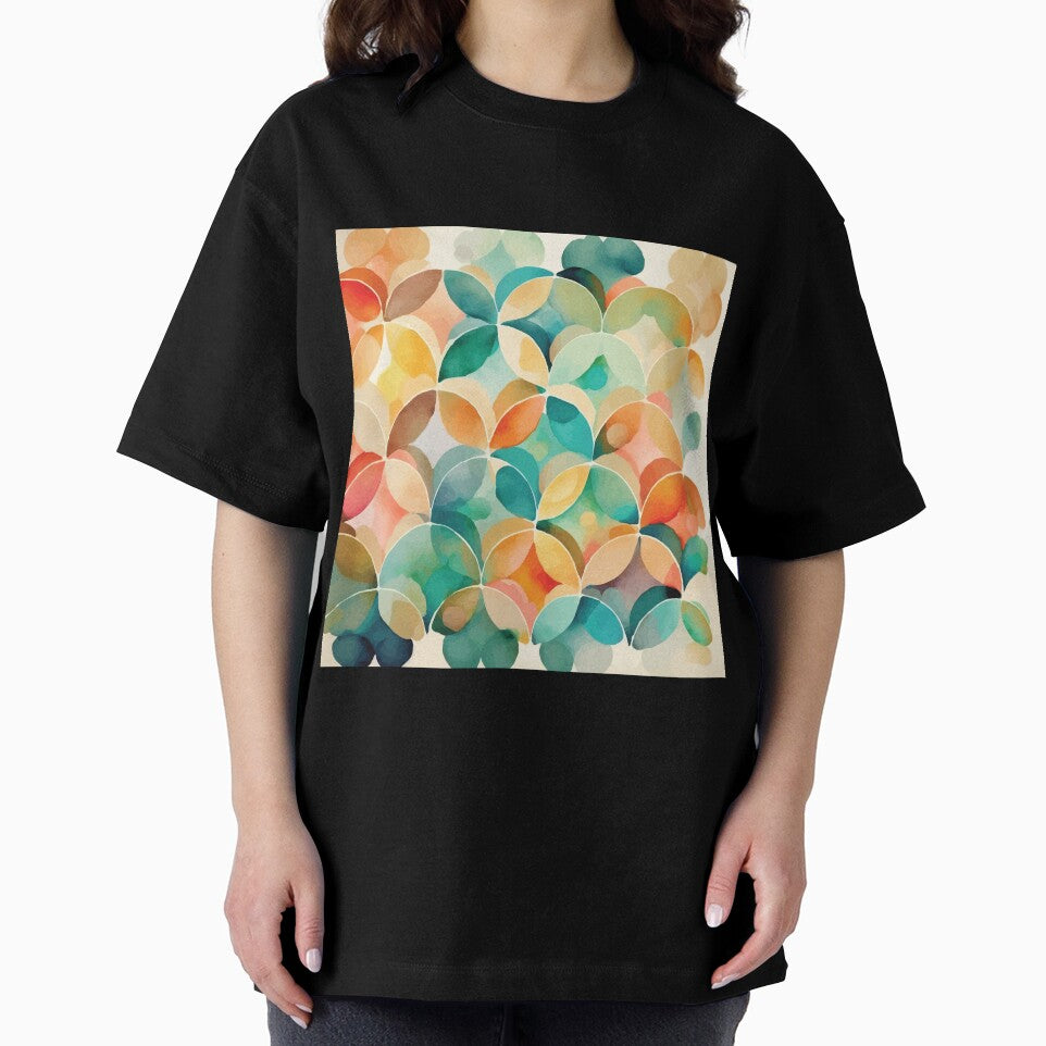A Watercolor Painting of Overlapping Circles - Boho Chic Patterns by GVRDesign