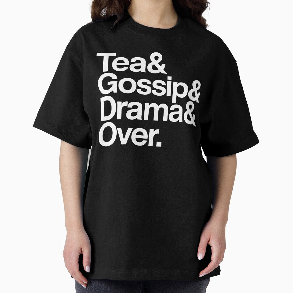 Spill the Tea Gossip Minimal Quote by NosandEdgy Unisex , , , Long Sleeve Tee