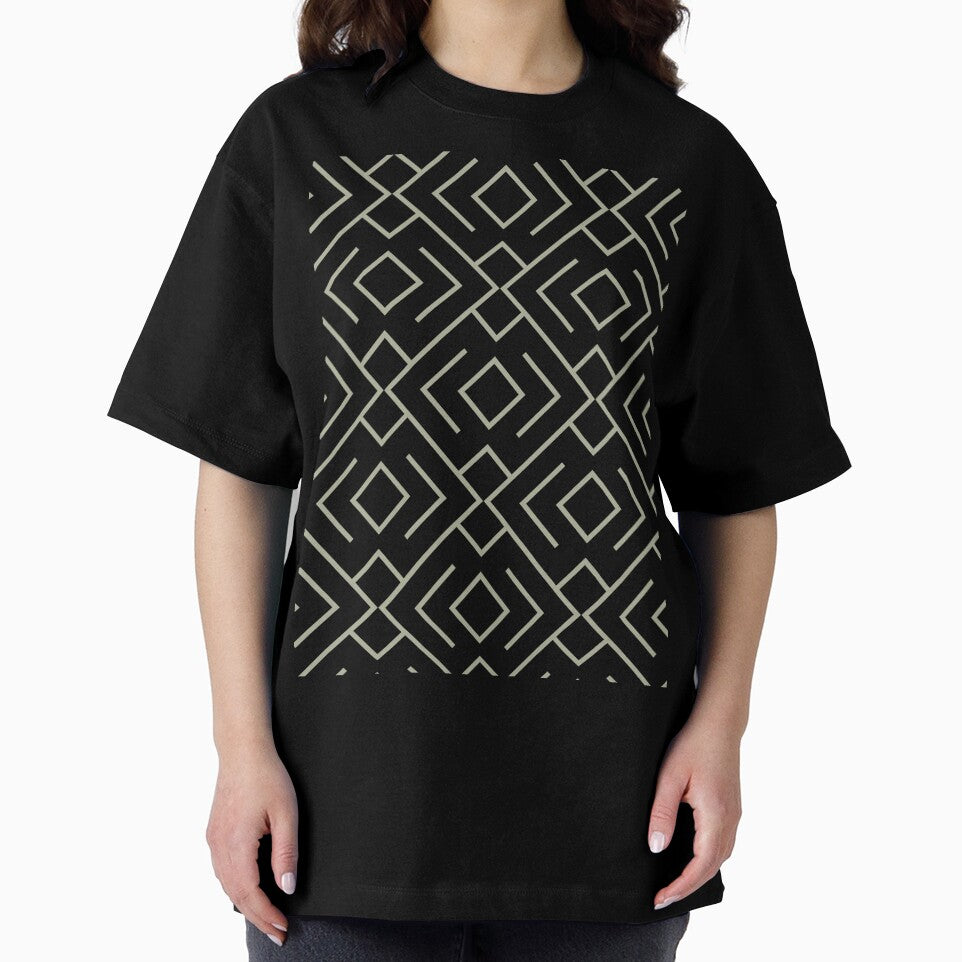 Green and Black Geometric Shape Mosaic Pattern 4 Coordinates w/ PPG 2022 Color of the Year Olive Sprig PPG1125-4 - Colour Trends - Hue - Shade by ColorOfTheYears