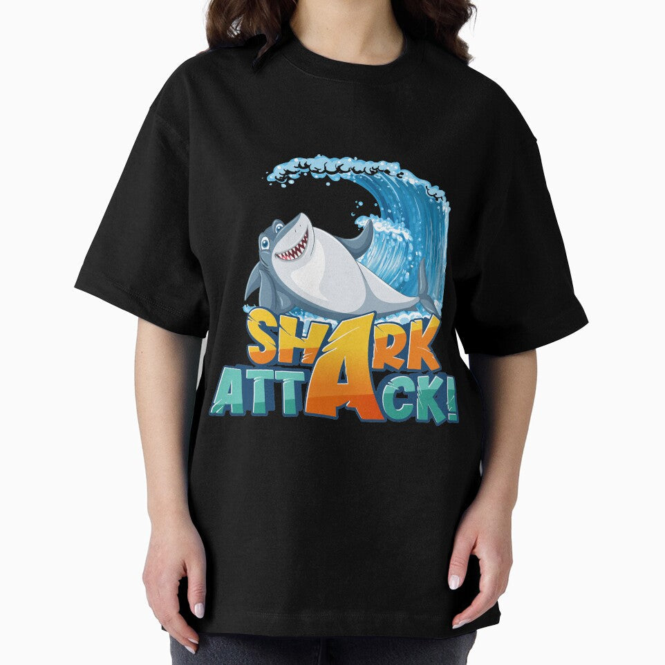 shark attack by LOSMISHOP Unisex , , , Long Sleeve Tee