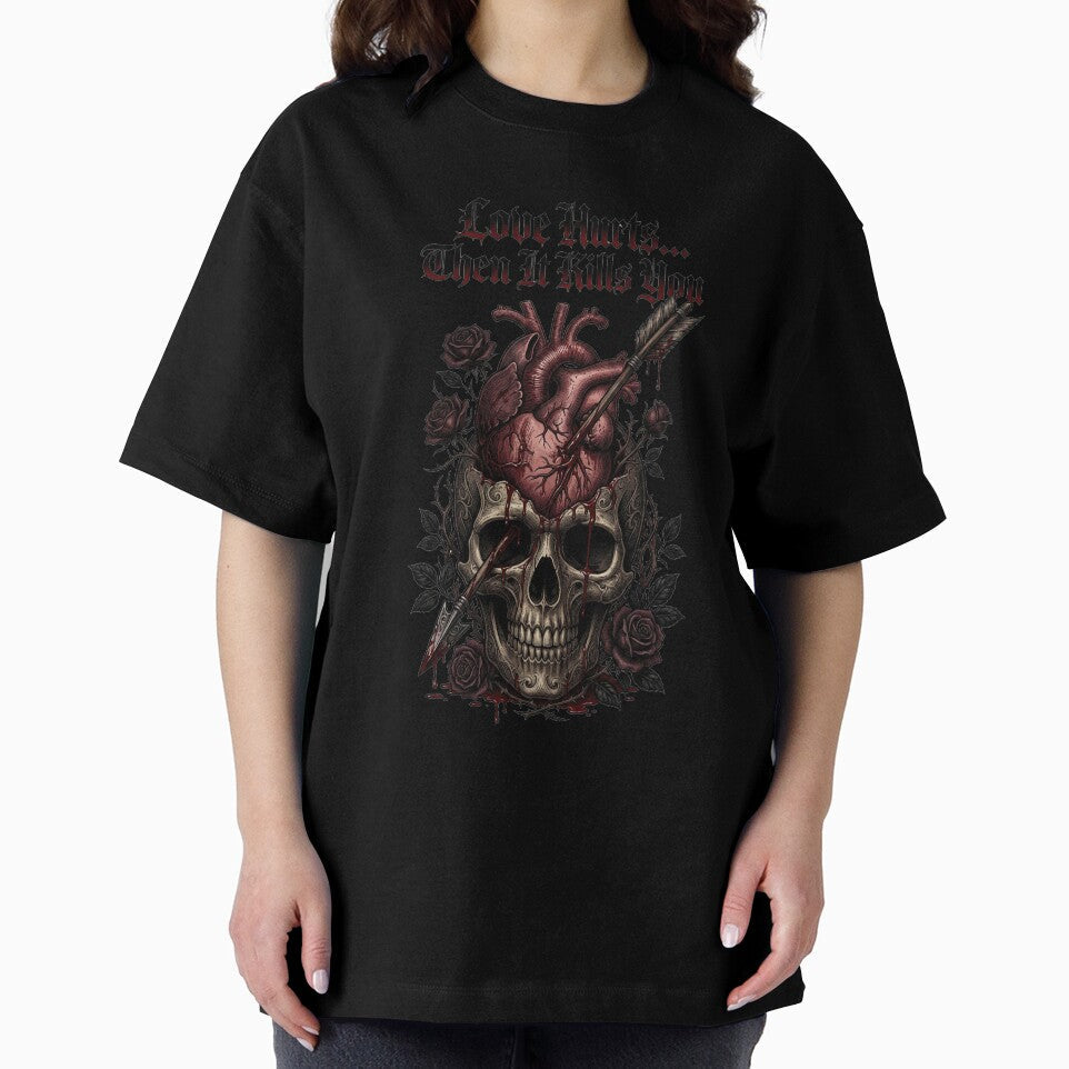 Love Hurts... Then It Kills You by DeadlyWhisper Unisex , , , Long Sleeve Tee