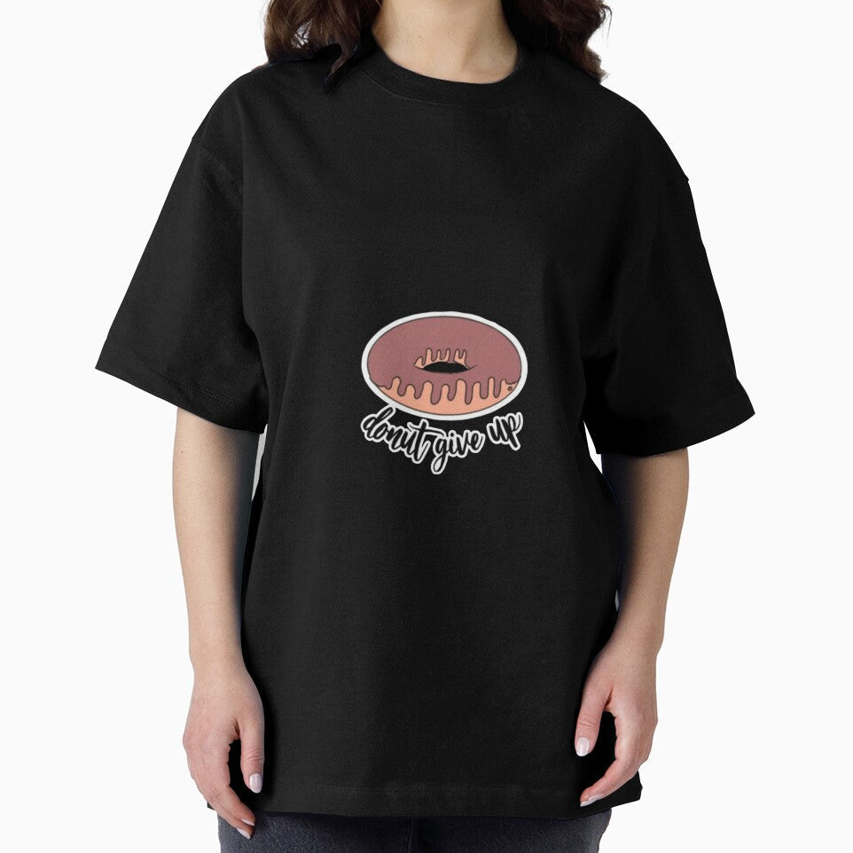 Donut give up pun sticker . by sahereative-03 Unisex , , , Long Sleeve Tee