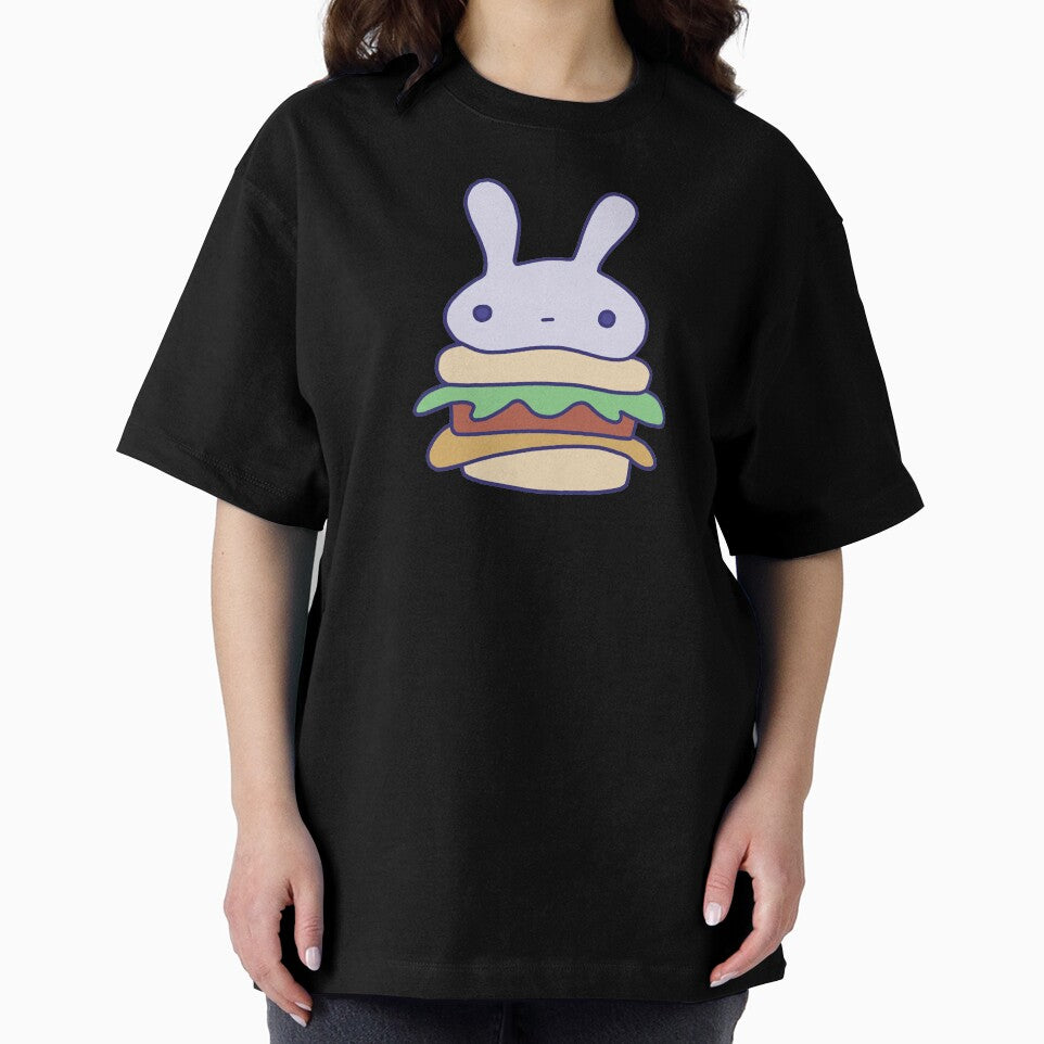 Cute Bunny Burger by line-on-line Unisex , , , Long Sleeve Tee