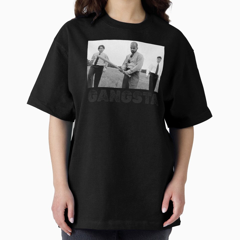 Gangsta with a Baseball Bat , Office Space humor by The Sporty Nerd Unisex , , , Long Sleeve Tee
