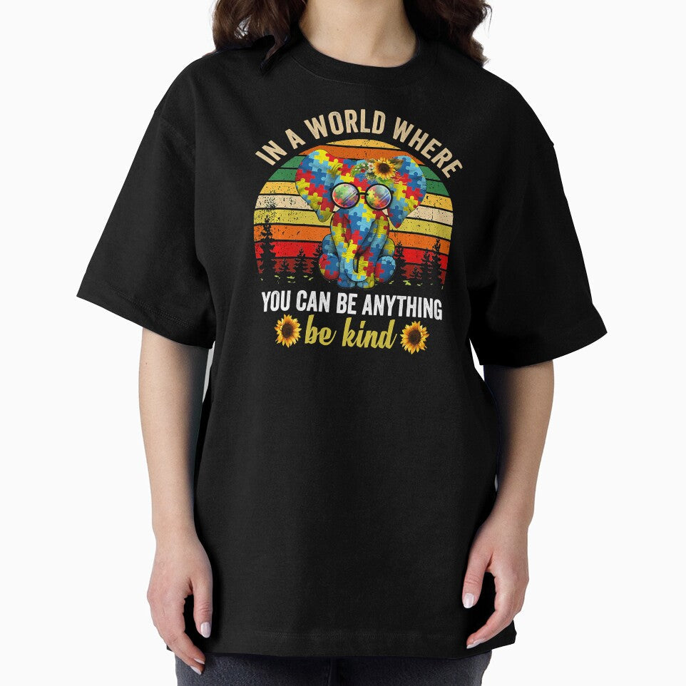Autism with Positive Quote Elephant Gift Women Girl Premium by JamesClarke84 Unisex , , , Long Sleeve Tee