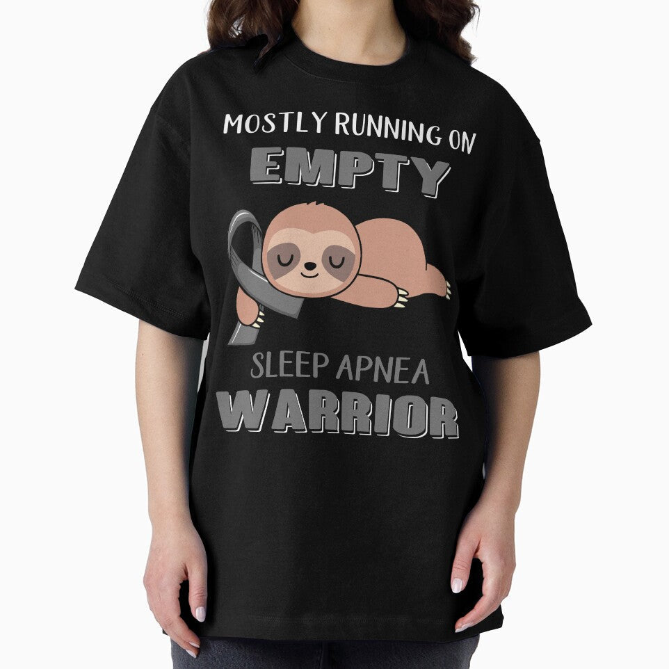 Mostly Running On Empty Sleep Apnea Warrior by Brad-FI Unisex , , , Long Sleeve Tee