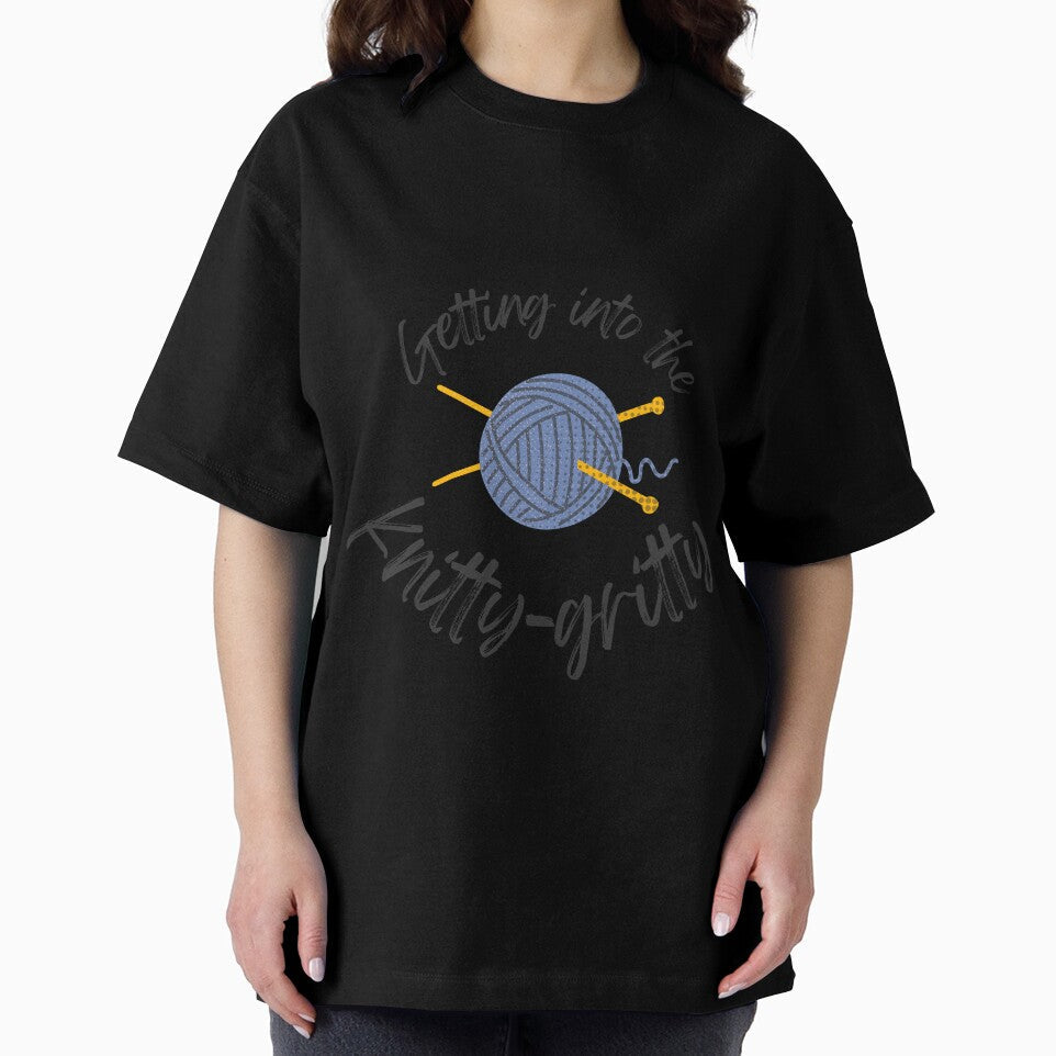 getting into the knitty gritty yarn pun by 442b Unisex , , , Long Sleeve Tee