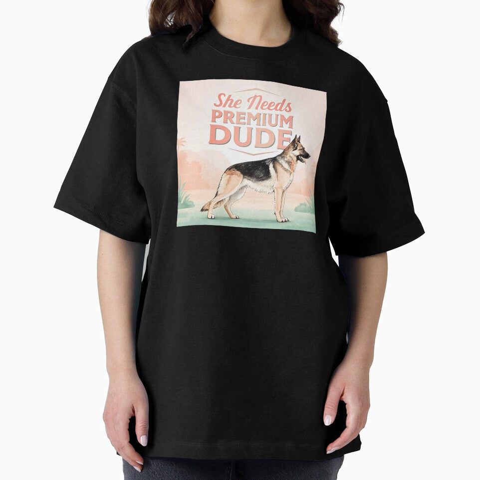 She needs Premium dude shepherd by AhArtMe Unisex , , , Long Sleeve Tee