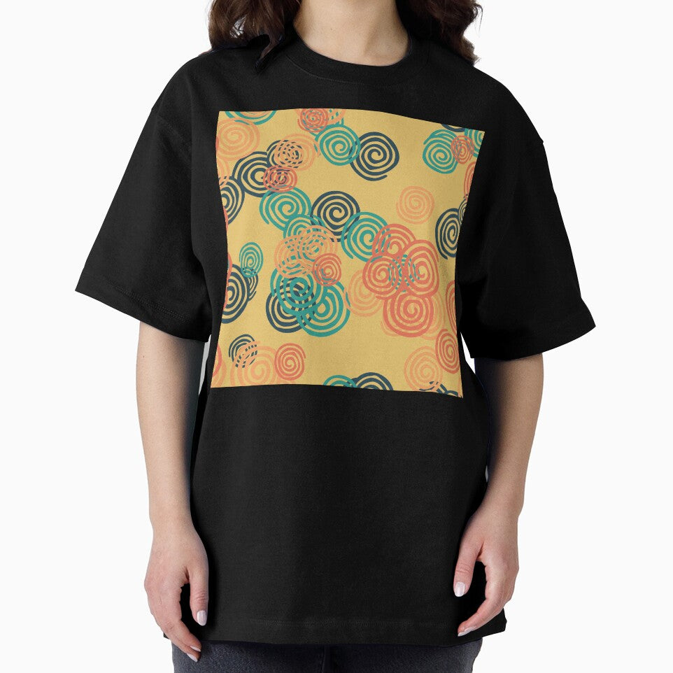 Retro multi-color spiral pattern 2 by WesternExposure
