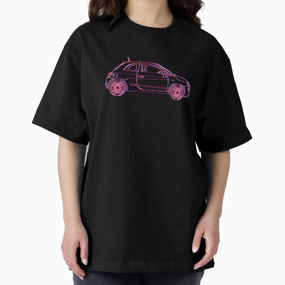 Fiat 500 3D by abigabhall Unisex , , , Long Sleeve Tee