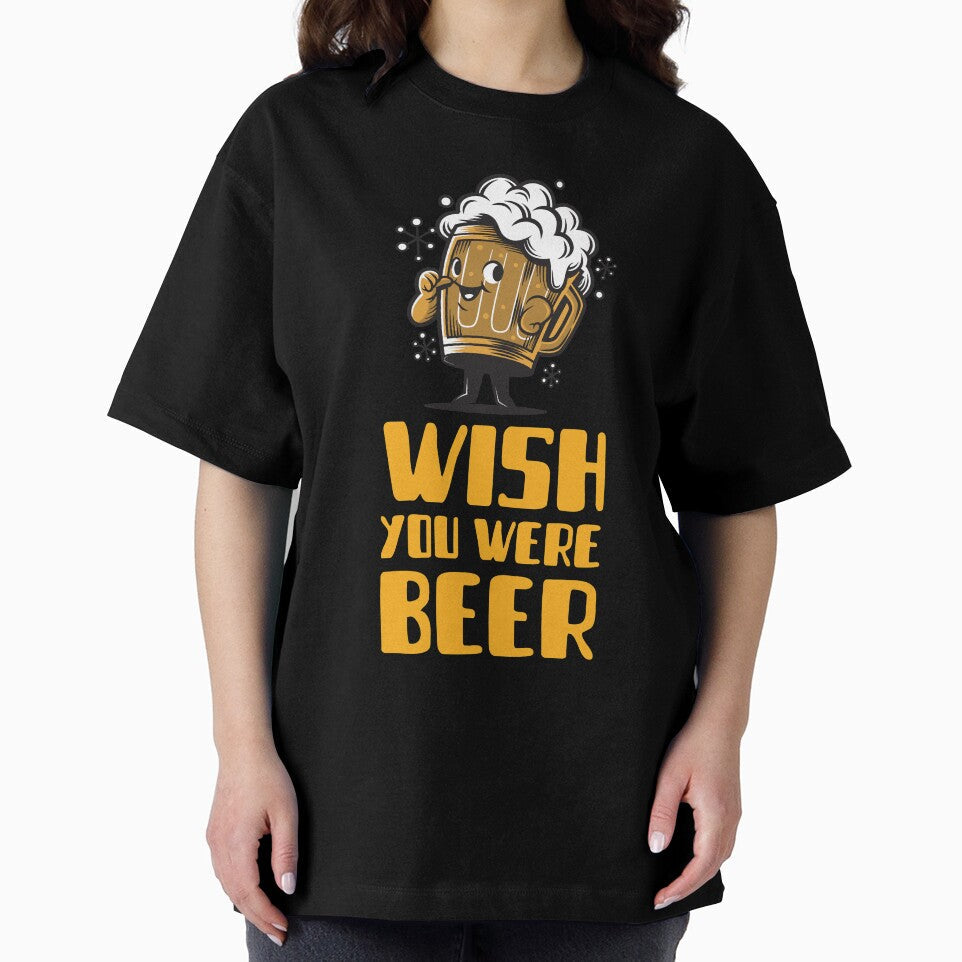 Wish you were beer | funny beer design by Fernandovils Unisex , , , Long Sleeve Tee