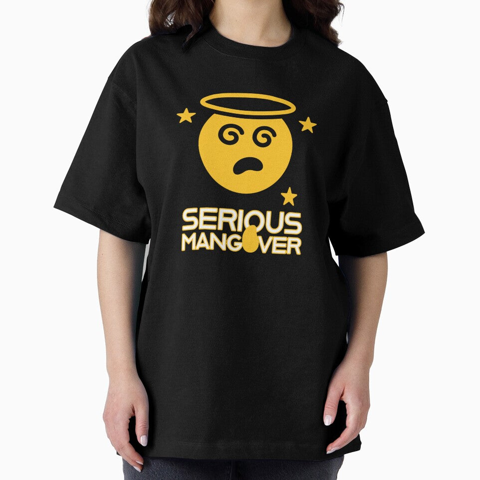 Serious Mangover Mango Pun Graphic Design by DouglasyReynol Unisex , , , Long Sleeve Tee