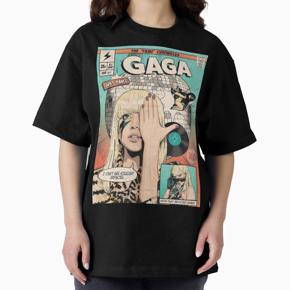 Lady Gaga "The Fame Chronicles" Vintage Comic Cover by benja-08 Unisex , , , Long Sleeve Tee