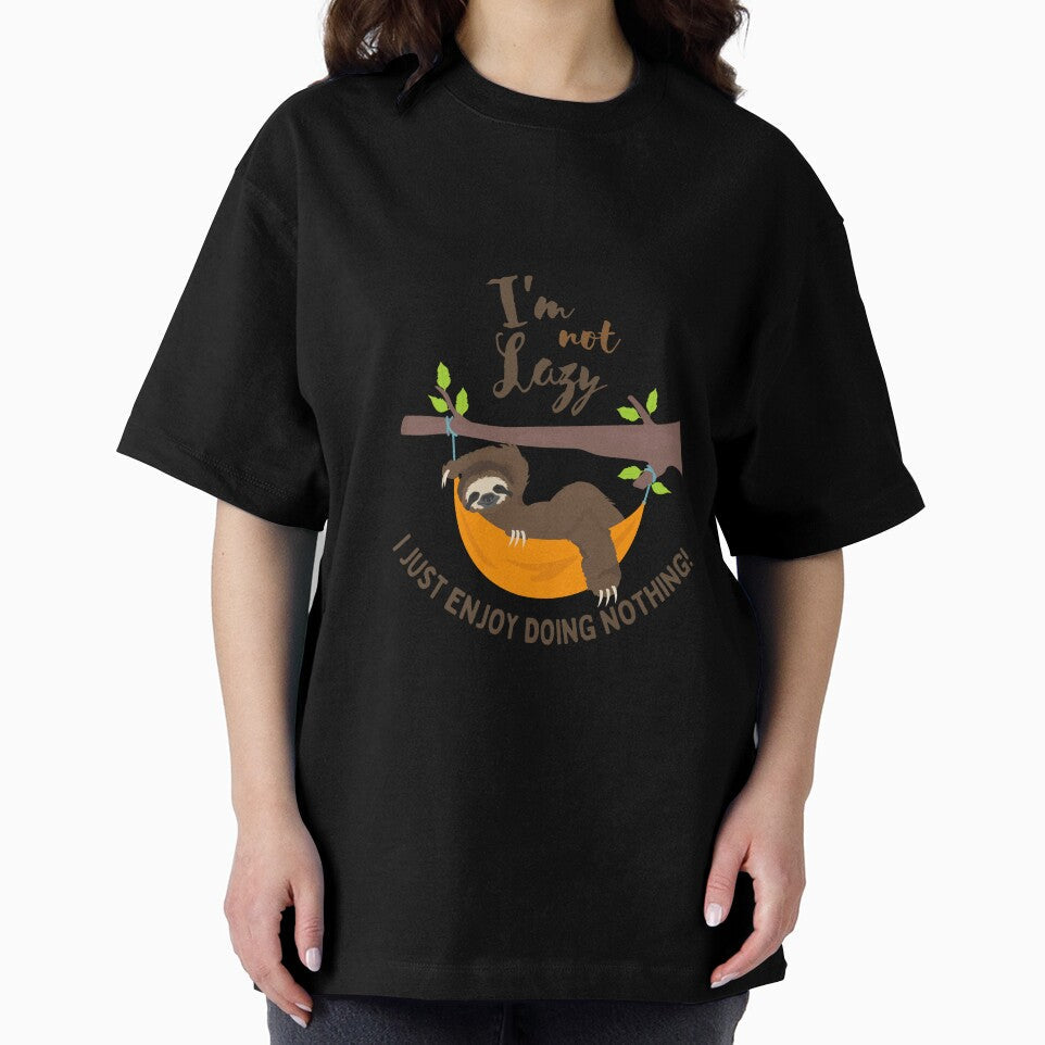 I'm not Lazy I Just Enjoy Doing Nothing by rafiaarts Unisex , , , Long Sleeve Tee