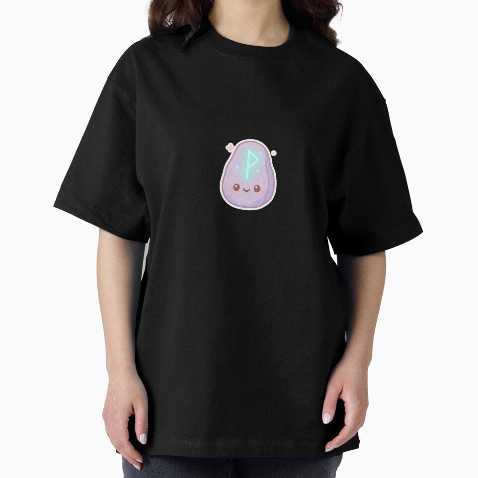 Kawaii Runestone Sticker – Magical Rune Charm by ClipVictuumArts Unisex , , , Long Sleeve Tee