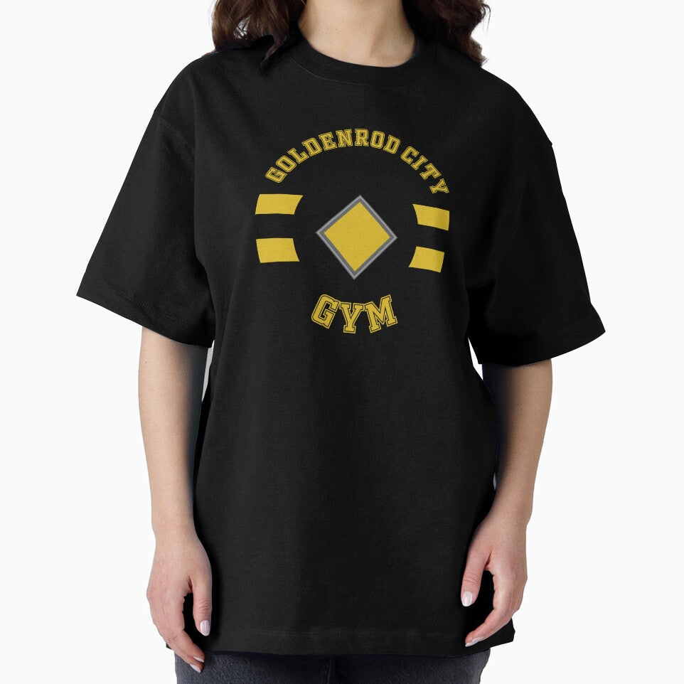 Goldenrod City Gym - Plain Badge by shanemuir5 Unisex , , , Long Sleeve Tee