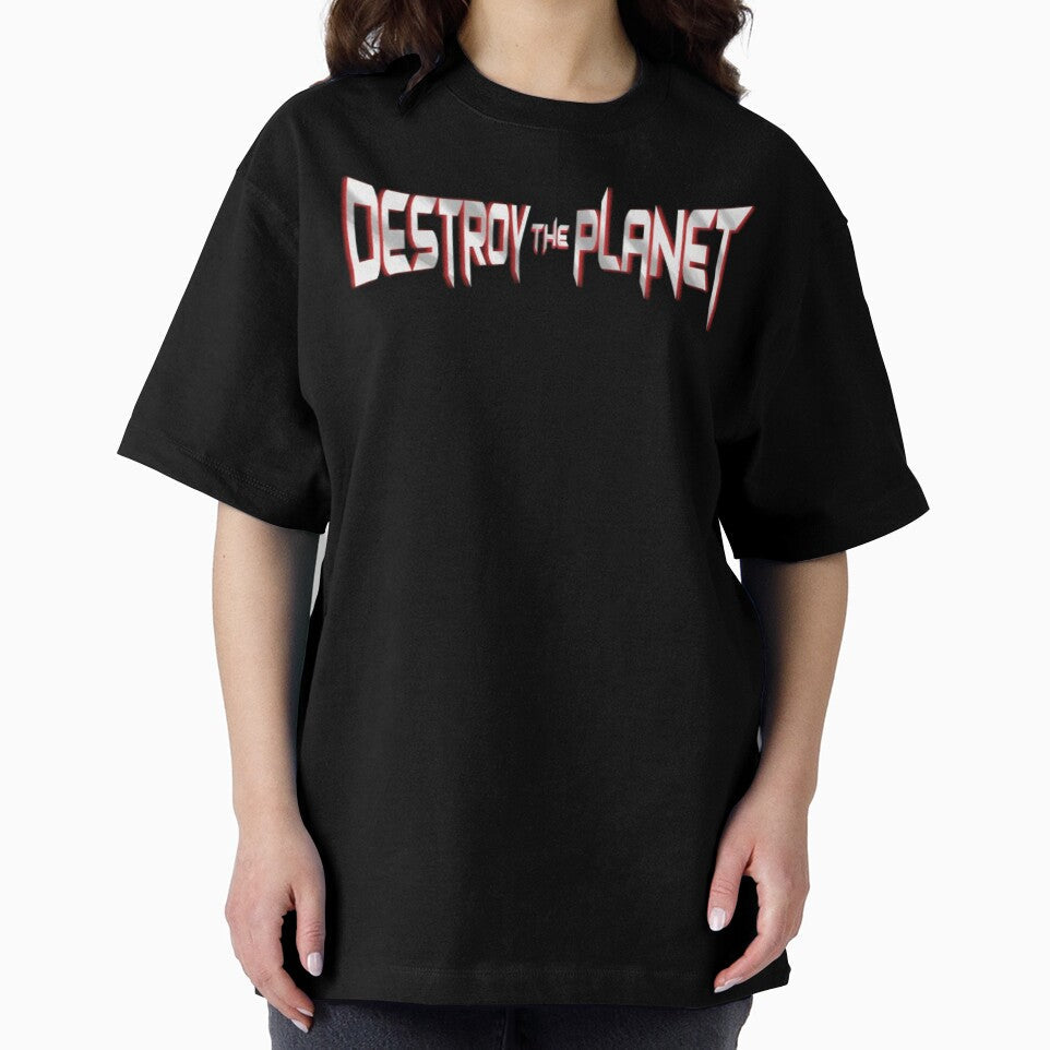 Destroy the Planet basic logo by Destroyplanets Unisex , , , Long Sleeve Tee