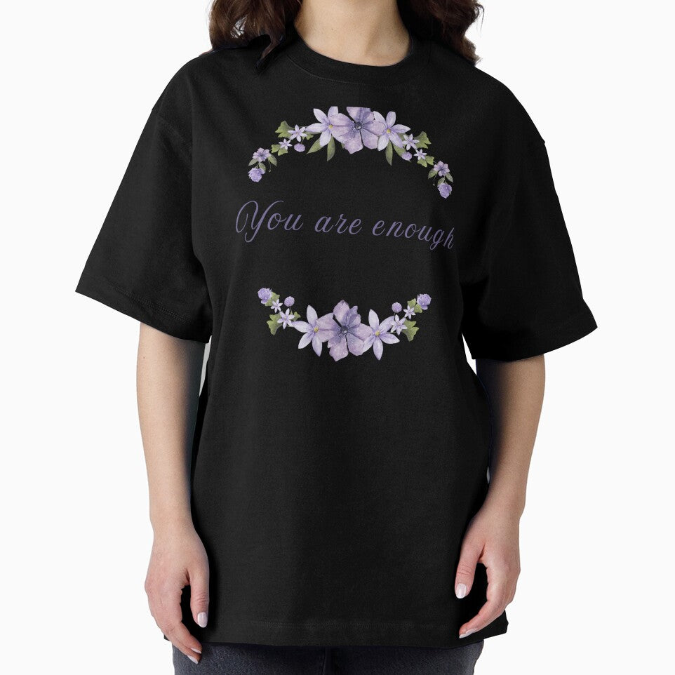 You are Enough - Mental Health Inspiration with Stoic Wisdom by LexaArtworks Unisex , , , Long Sleeve Tee