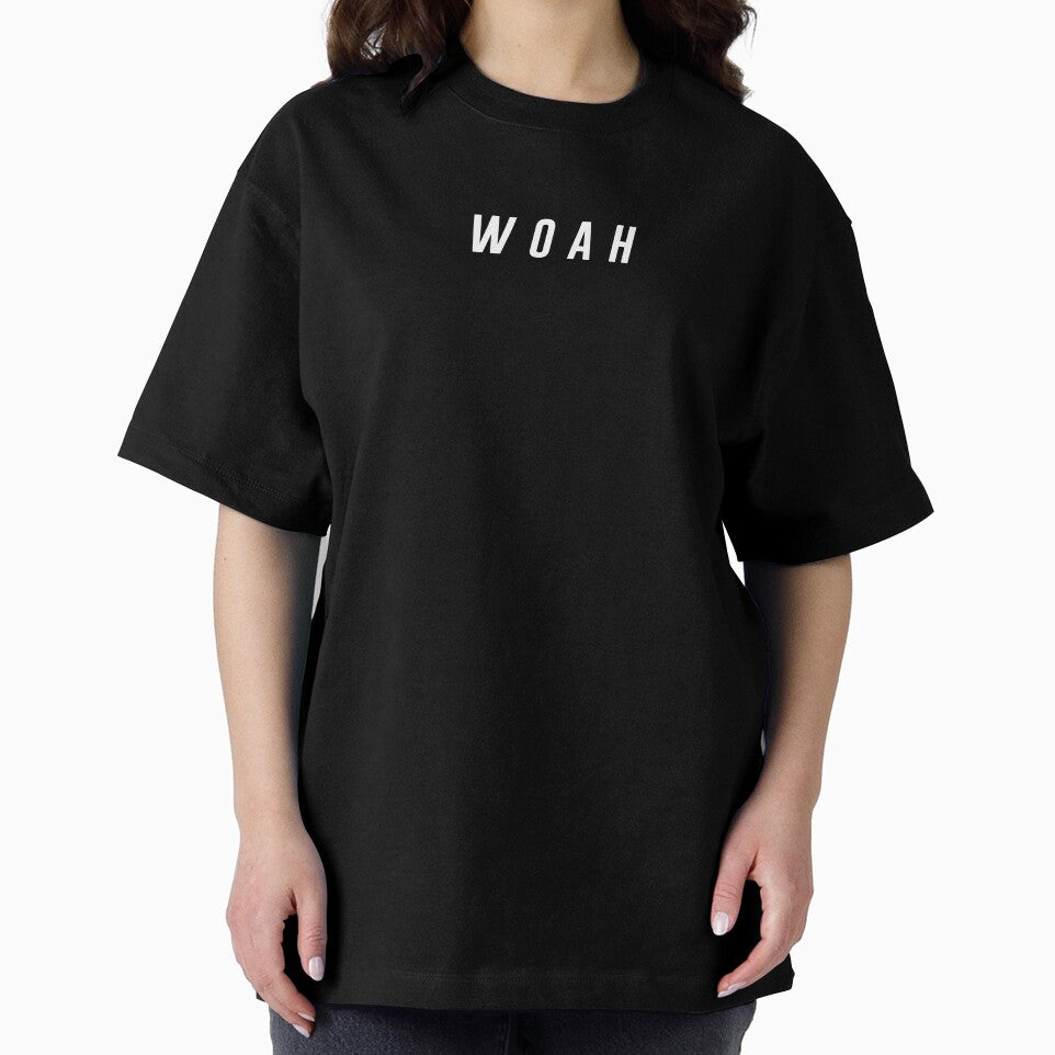 Woah text design by hansanity Unisex , , , Long Sleeve Tee