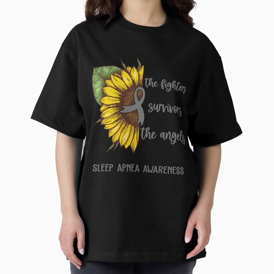Sleep Apnea Awareness - Support the Fighters Admire the Survivors Remember the Angels Never Give Up by whlrcheryl