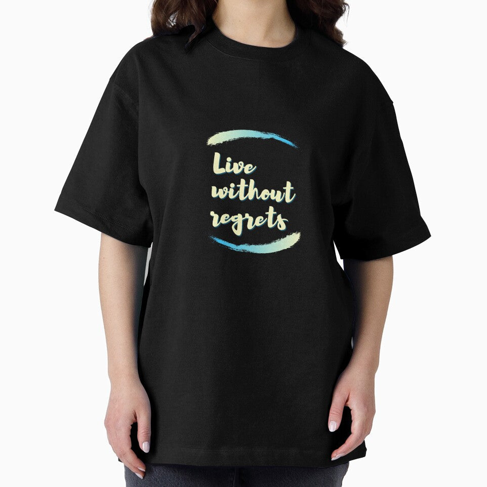 “Live without regrets” interesting design by DianaBoS Unisex , , , Long Sleeve Tee