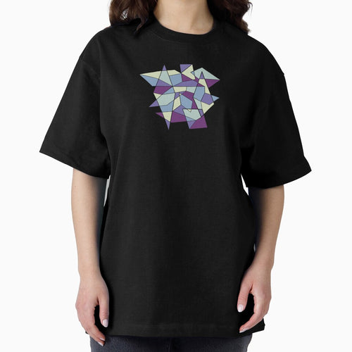 Abstract Colorful Purple Geometric Shape by roleydesigns