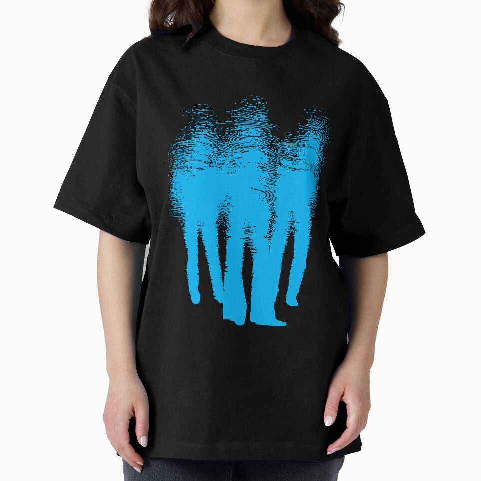 TRIO. PUDDLE ART GRAPHIC. BLUE. by 5hertz